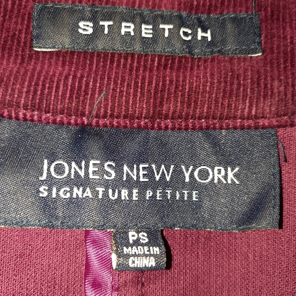 Jones New York deep plum jacket/blazer - Picture 7 of 9